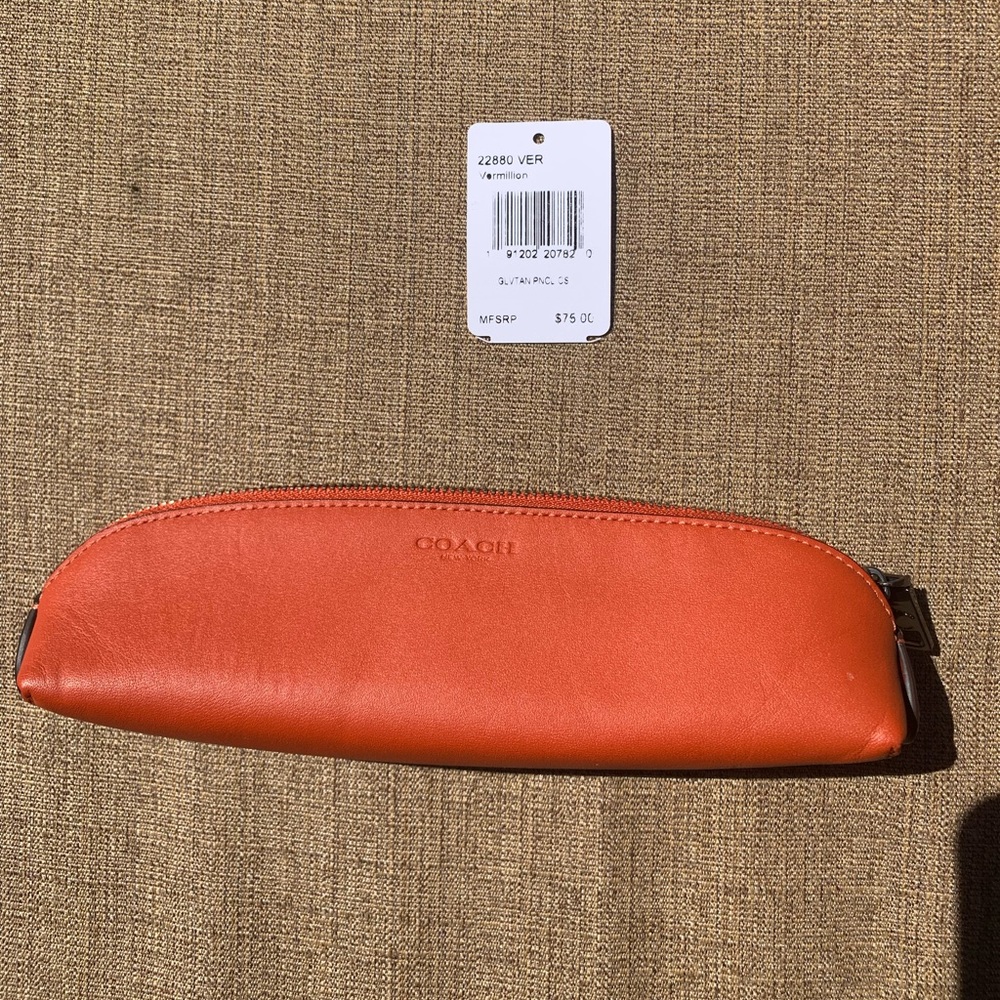 Coach pencil case